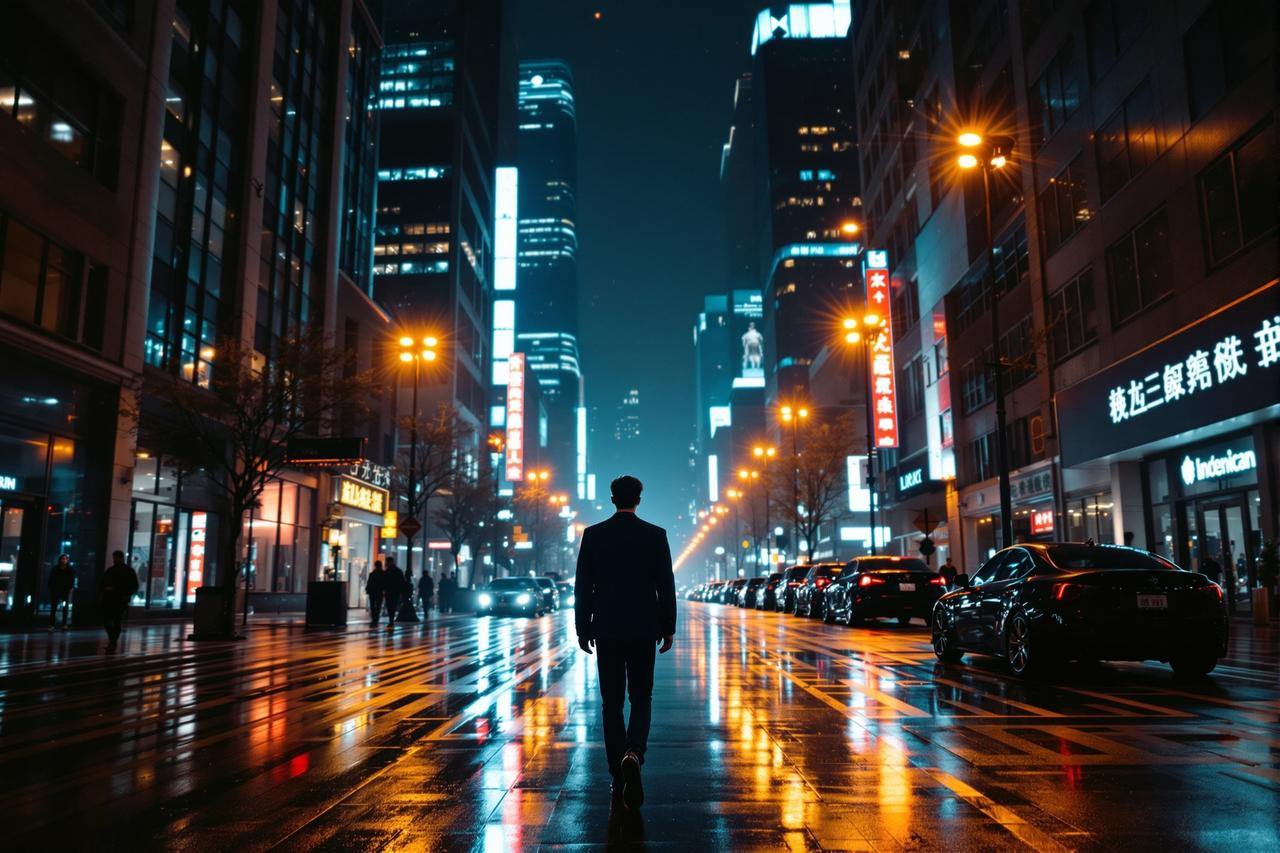 魅影视频-都市夜行-背景